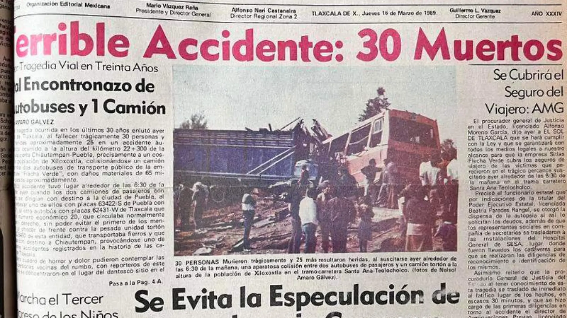 Fatal accidente